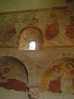 Gourdon, Eglise romane Notre-Dame de l'Assomption, peinture murale (07)